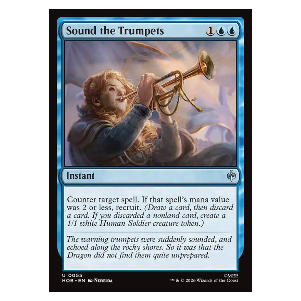 401254 sound the trumpets the hobbit CarteMagic Sound the Trumpets