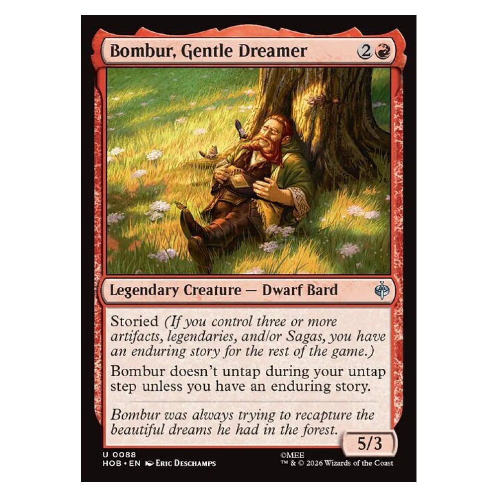 401287 bombur gentle dreamer the hobbit CarteMagic Bombur, Gentle Dreamer