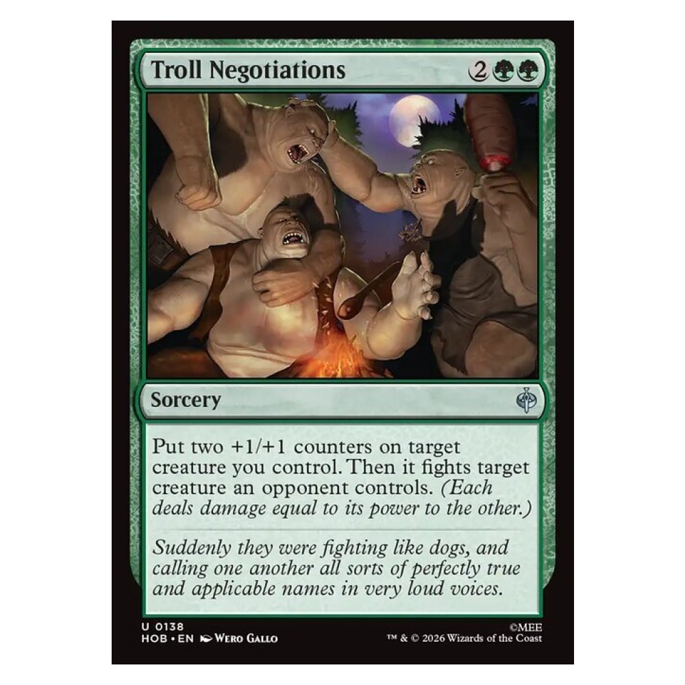 401335 troll negotiations the hobbit CarteMagic Troll Negotiations