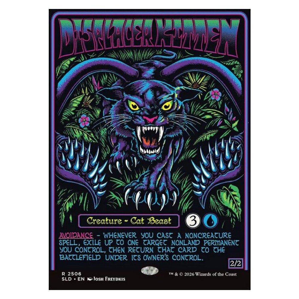 displacer kitten secret lair drop series CarteMagic Displacer Kitten