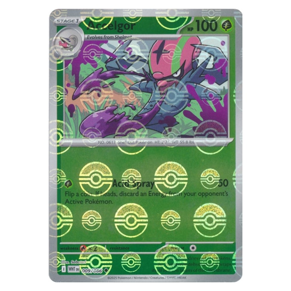 Accelgor - Poké Ball Reverse Holo | 009/086 