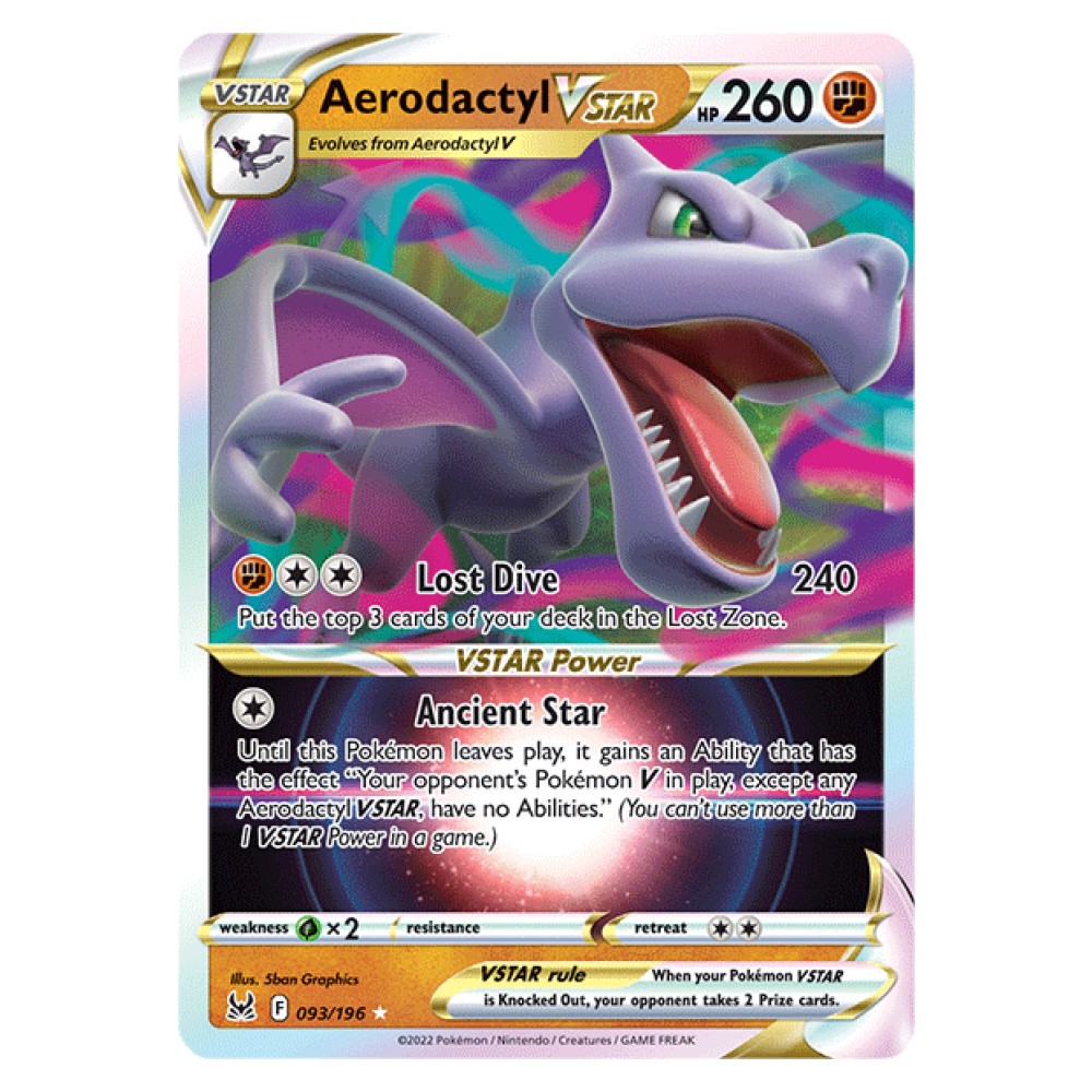 aerodactyl vstar pokemon card value Pokmon TCG Chinese CS6bC-161/131 HR Holo this card is the perfect way to showcase your collection. Pokemon TCG Lost Origin 093/196