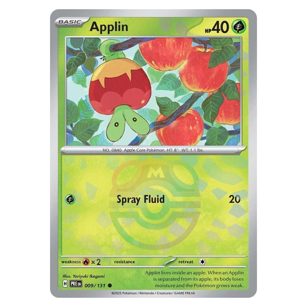 Applin - Master Ball Reverse Holo | 009/131 