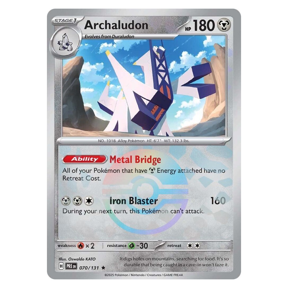 Archaludon - Poké Ball Reverse Holo | 070/131 