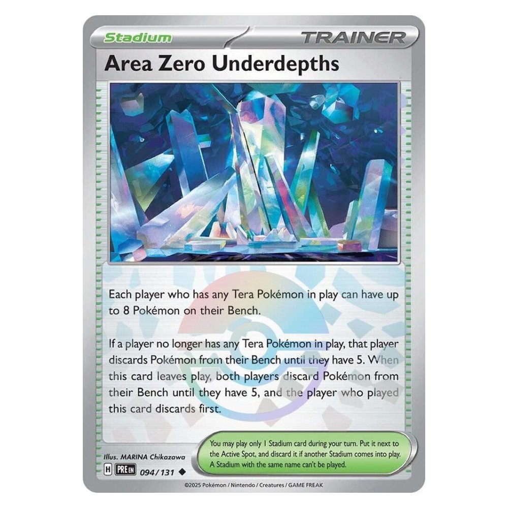 Area Zero Underdepths - Poké Ball Reverse Holo | 094/131 Grande Abisso Zero - Poké Ball Reverse Holo | 094/131