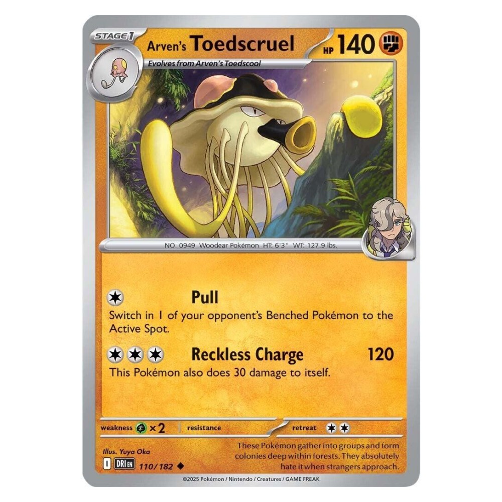 Arven's Toedscruel - 110/182   Toedscruel di Pepe - 110/182  