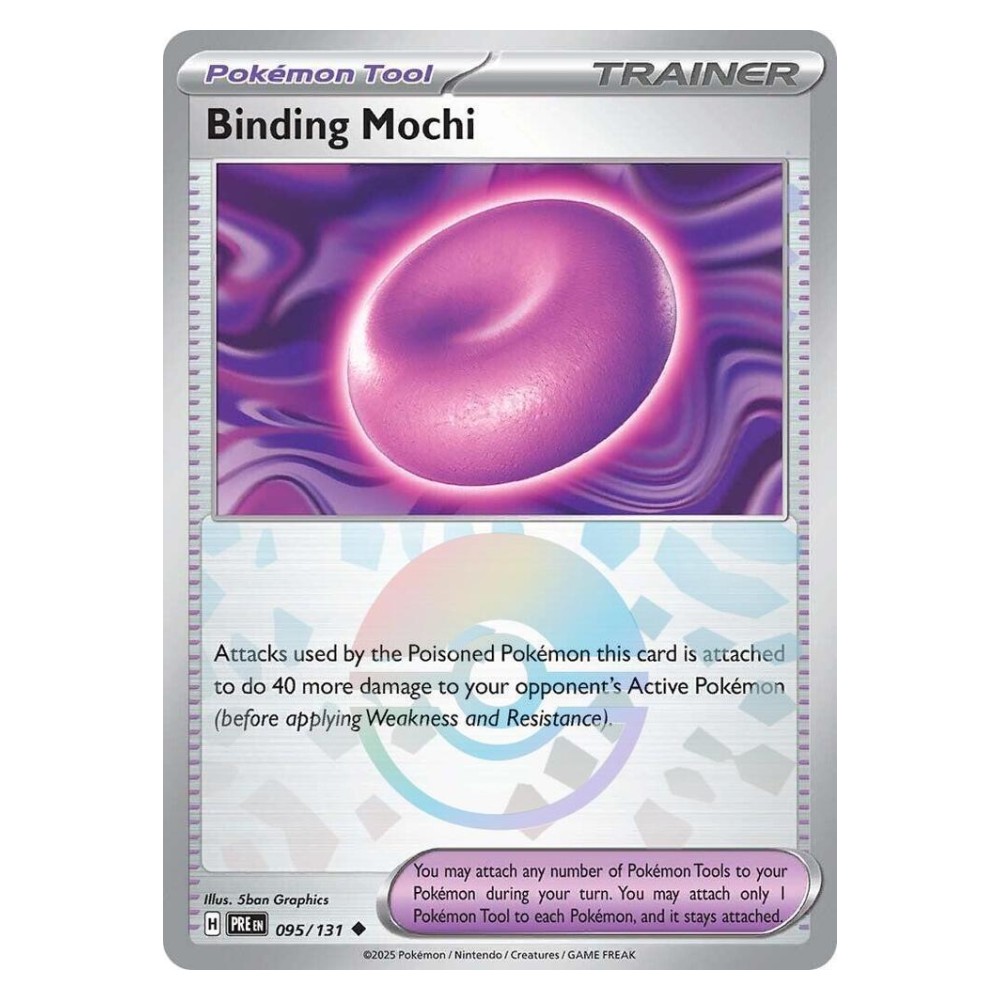 Binding Mochi - Poké Ball Reverse Holo | 095/131 Mochi Soggiogante - Poké Ball Reverse Holo | 095/131