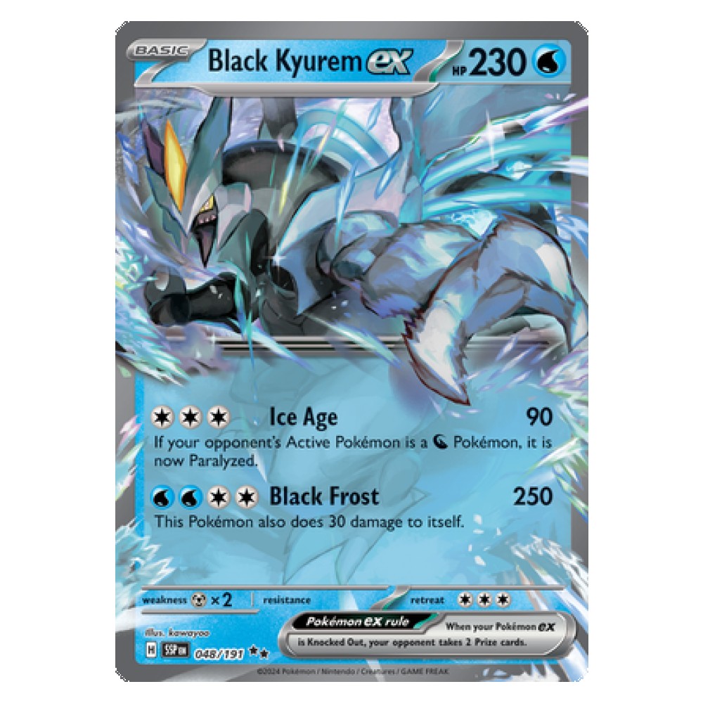 Black Kyurem EX - 048/191 Kyurem Nero EX - 048/191