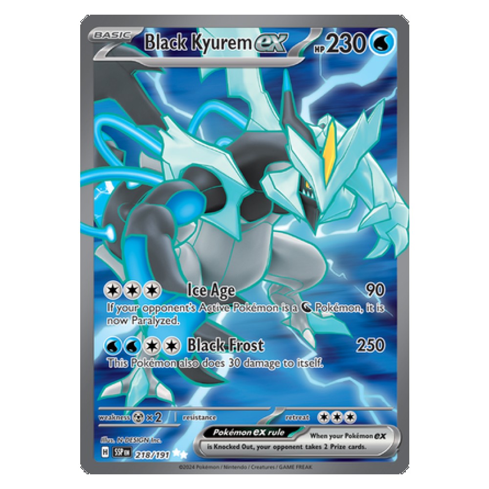 Black Kyurem EX - Full-Art | 218/191 Kyurem Nero EX - Full-Art | 218/191