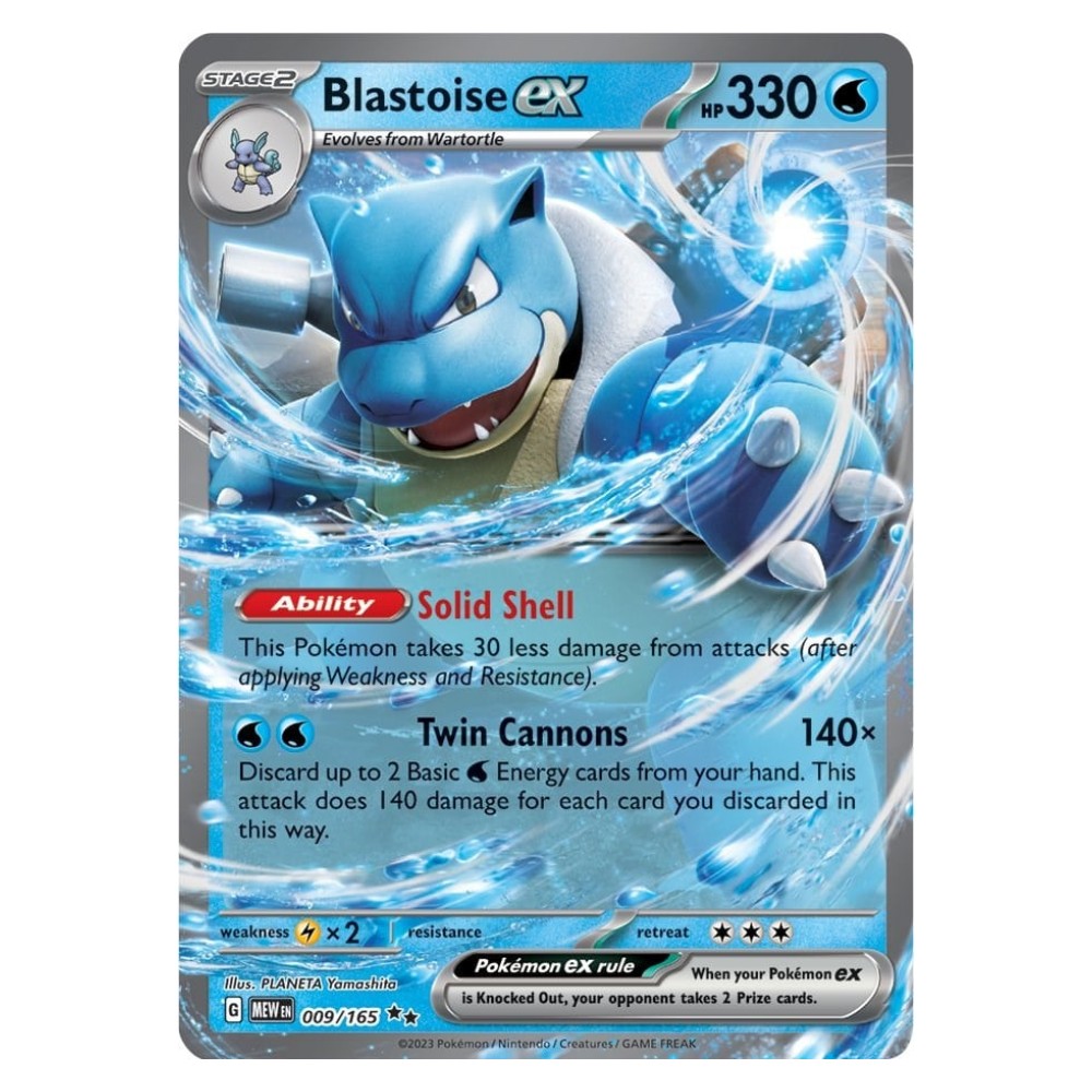 Blastoise ex - 009/165