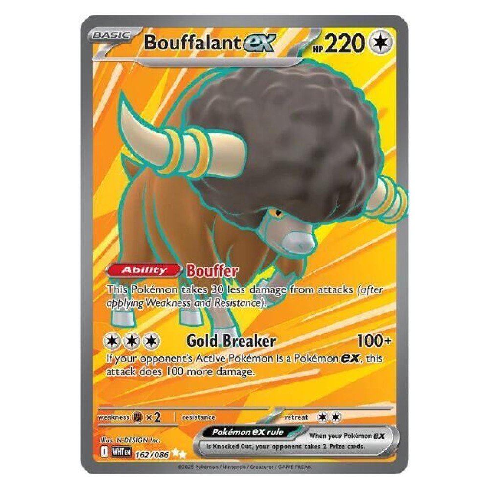 Bouffalant ex - Full Art | 162/086 