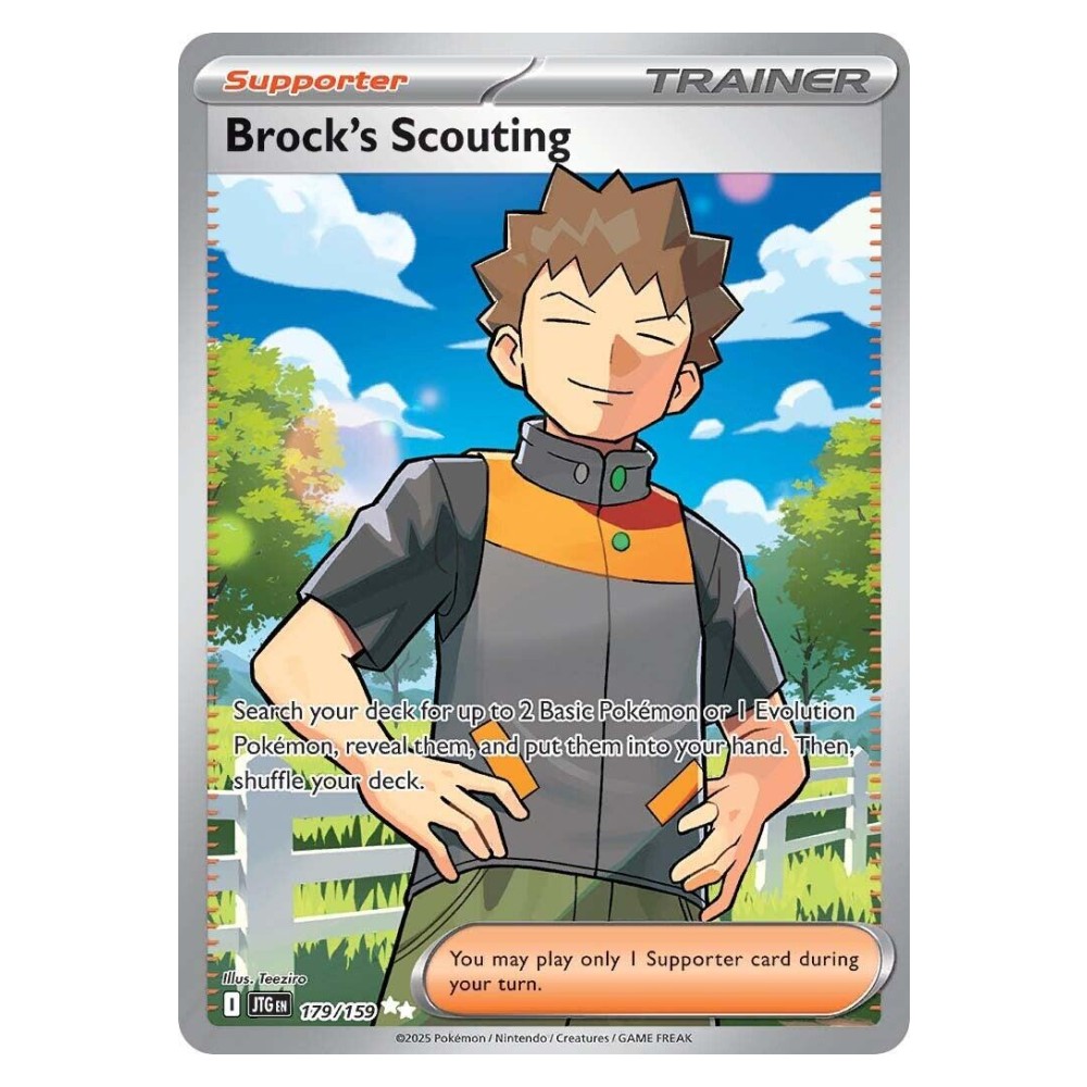 Brock's Scouting - Ultra Rare | 179/159 Ricerca di Brock - Ultra Rare | 179/159