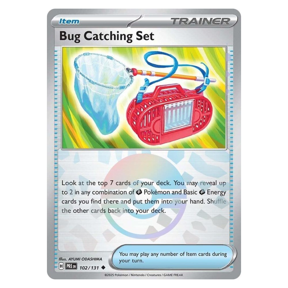 Bug Catching Set - Poké Ball Reverse Holo | 102/131 Set Pigliamosche - Poké Ball Reverse Holo | 102/131