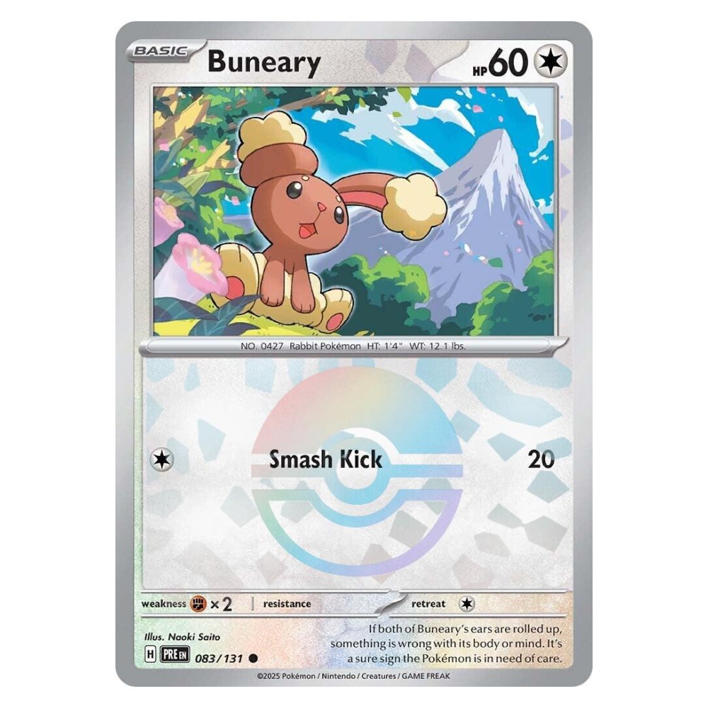 Buneary - Poké Ball Reverse Holo | 083/131 