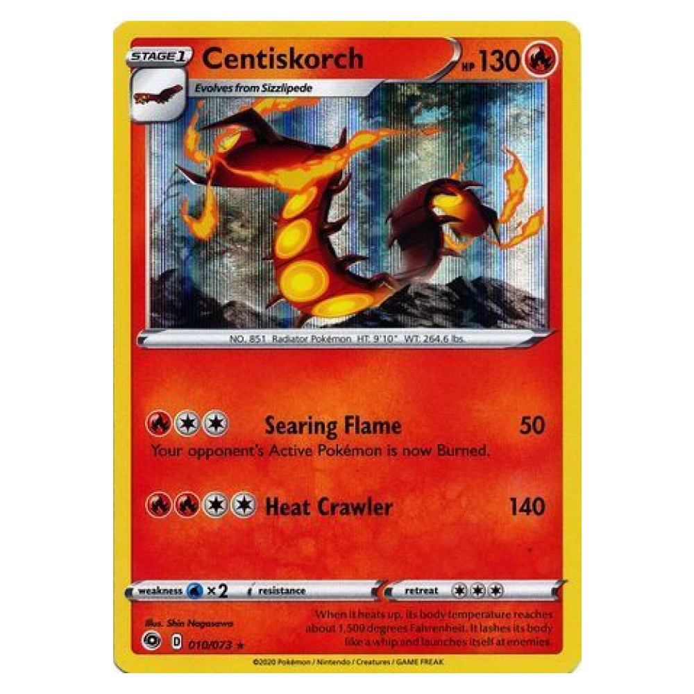 Centiskorch - Holo Rare 010/073 