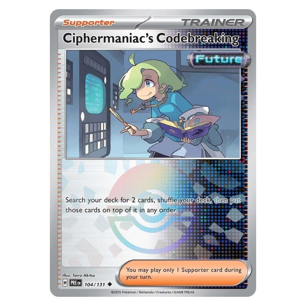 Ciphermaniac's Codebreaking - Poké Ball Reverse Holo | 104/131 Decrittazione Esperta - Poké Ball Reverse Holo | 104/131