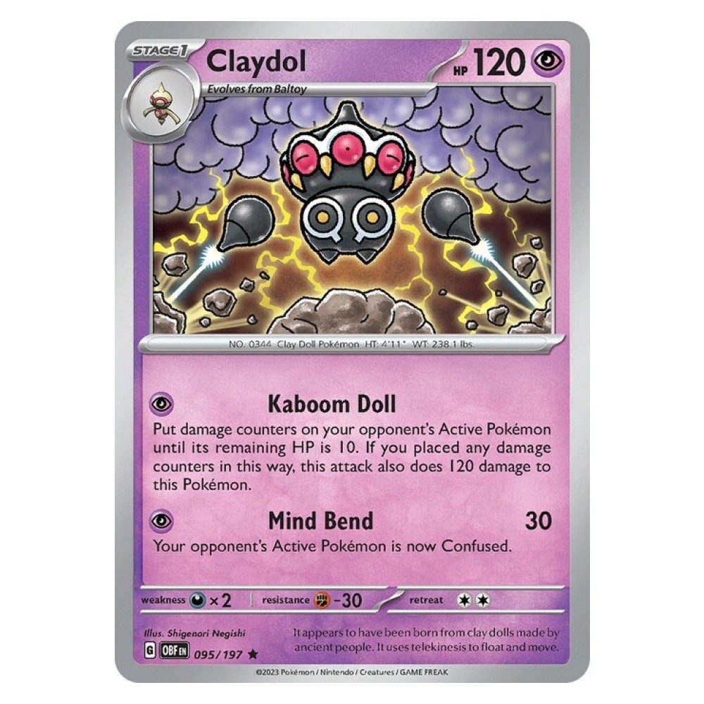Claydol - Holo Rare 095/197 