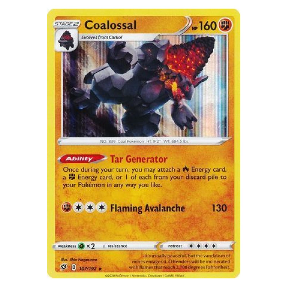 Coalossal - Holo Rare 107/192 
