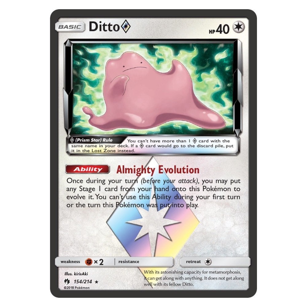 Ditto ◇ Prism Star - 154/214 Ditto ◇ Stella prisma - 154/214