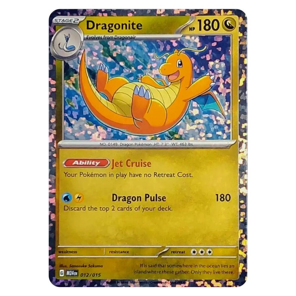 dragonite pokemon card 012/015 Pokemon Dragonite 012/015 PSA 9 main image 0