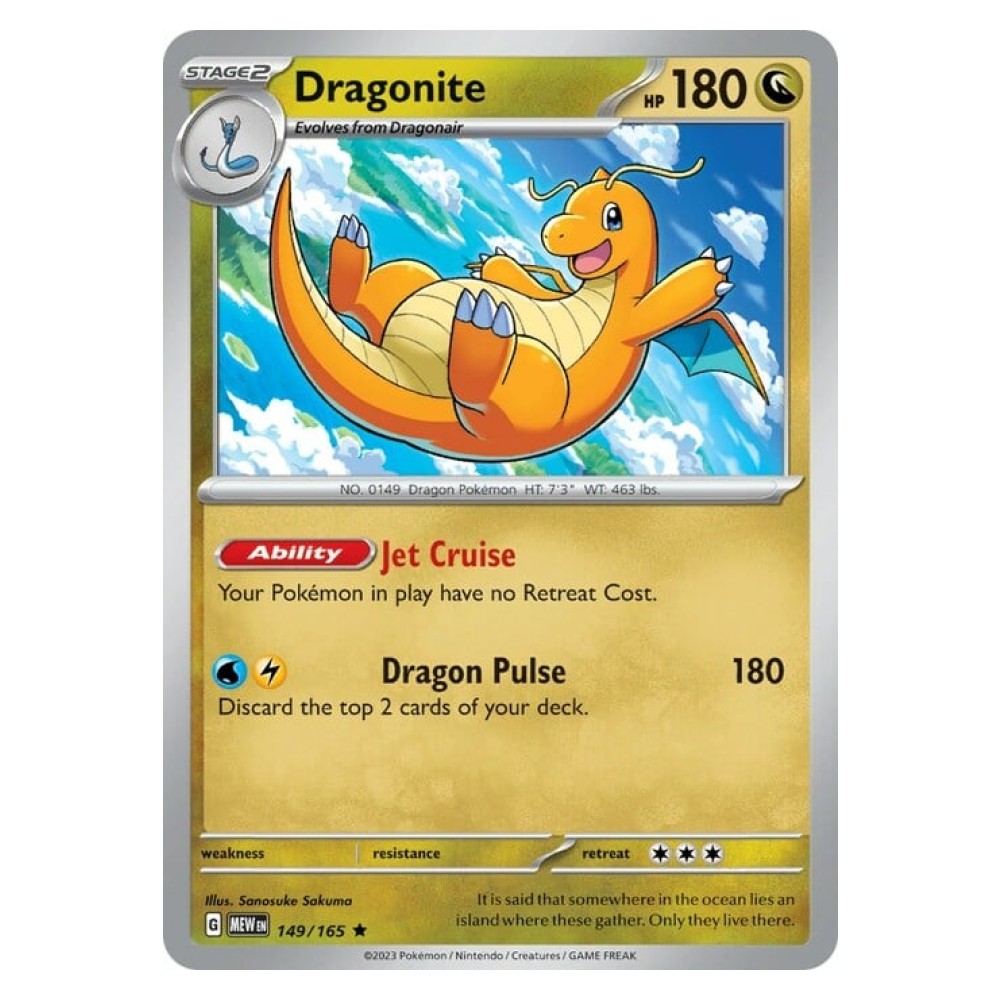 Dragonite - Holo Rare 149/165 