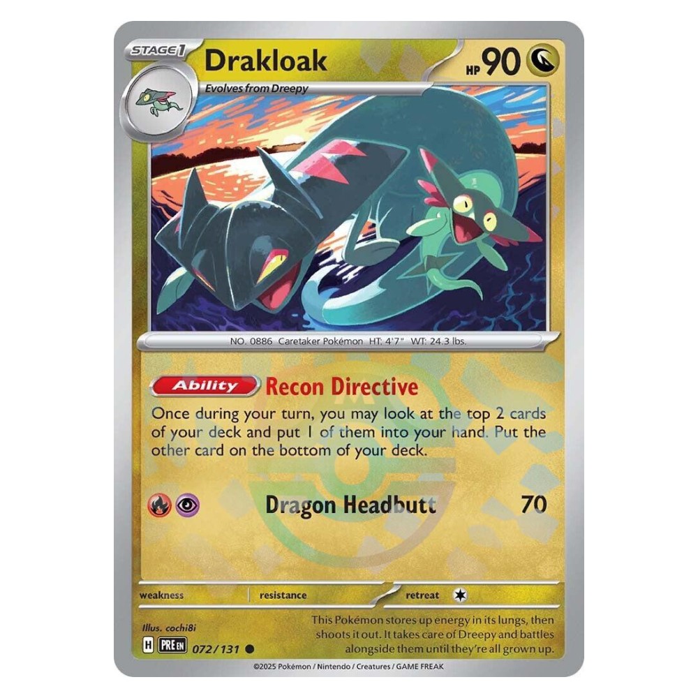 Drakloak - Master Ball Reverse Holo | 072/131 