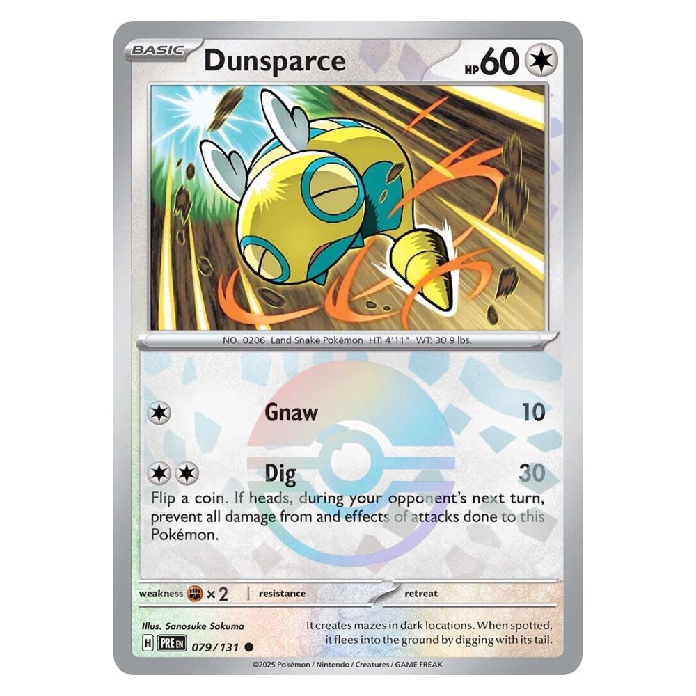 Dunsparce - Poké Ball Reverse Holo | 079/131 