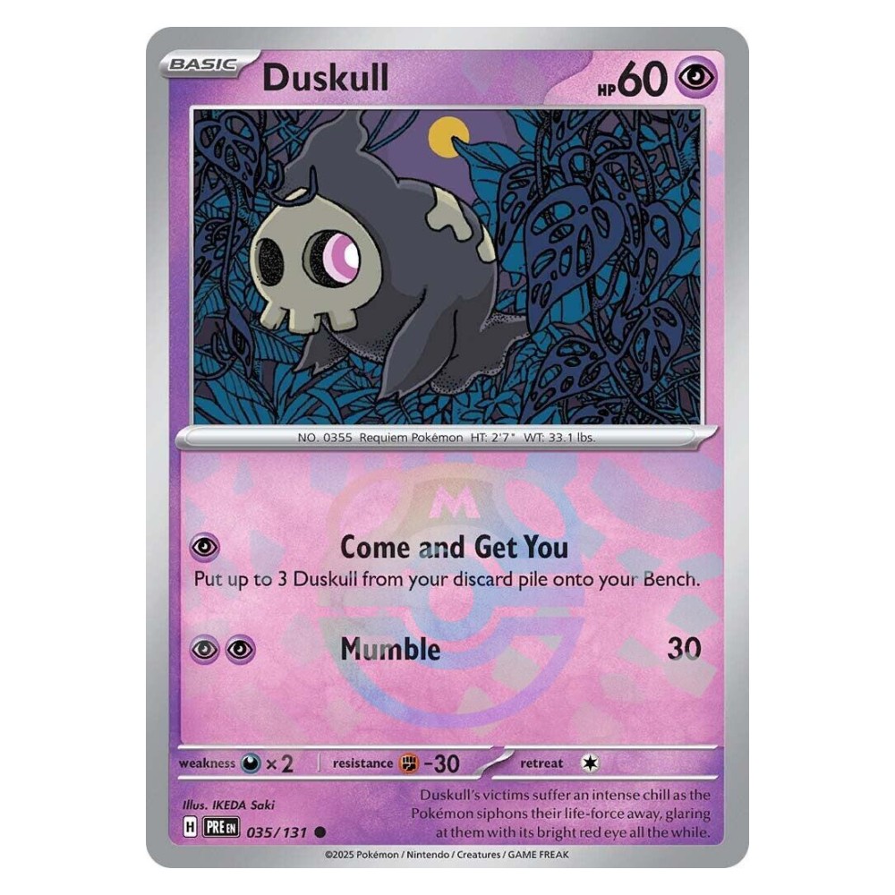 Duskull - Master Ball Reverse Holo | 035/131 