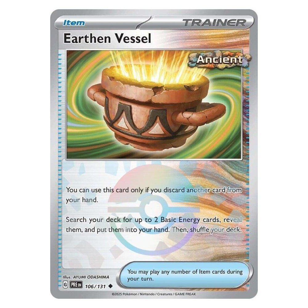 Earthen Vessel - Poké Ball Reverse Holo | 106/131 Anfora Terrestre - Poké Ball Reverse Holo | 106/131