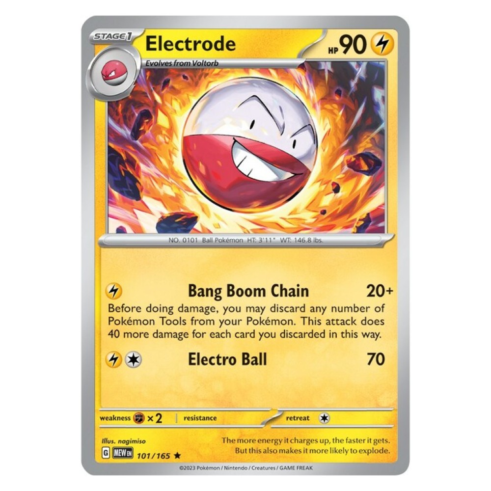 Electrode - Holo Rare 101/165 