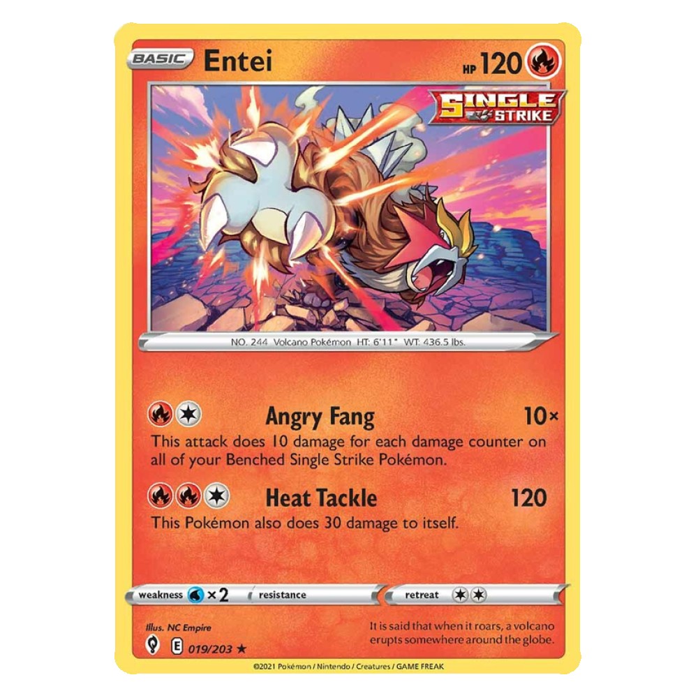 Entei - Holo Rare 019/203 