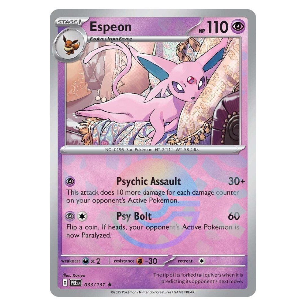 Espeon - Poké Ball Reverse Holo | 033/131 