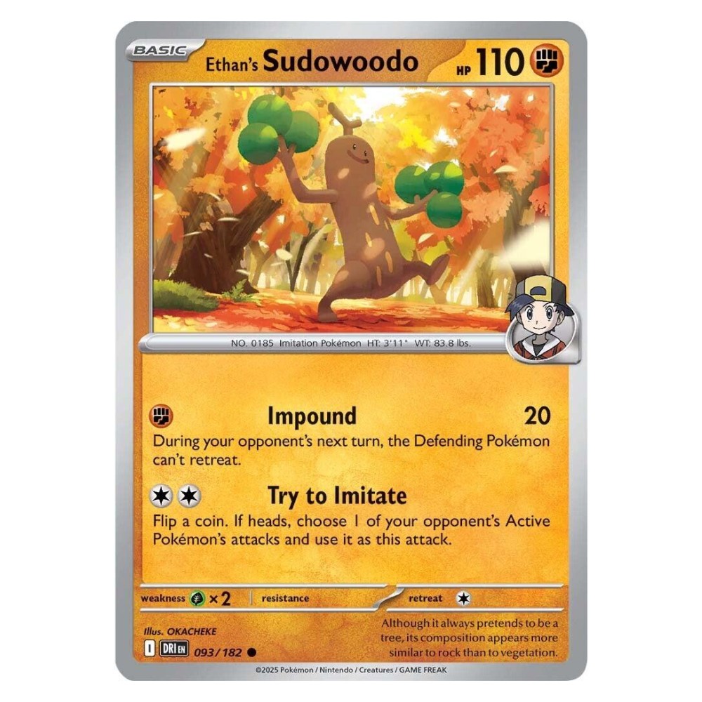 Ethan's Sudowoodo - 093/182   Sudowoodo di Armonio - 093/182  