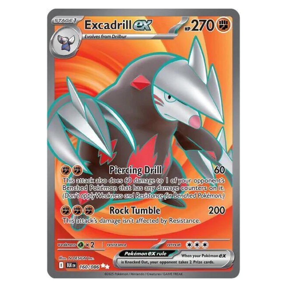 Excadrill ex - Full Art | 160/086 