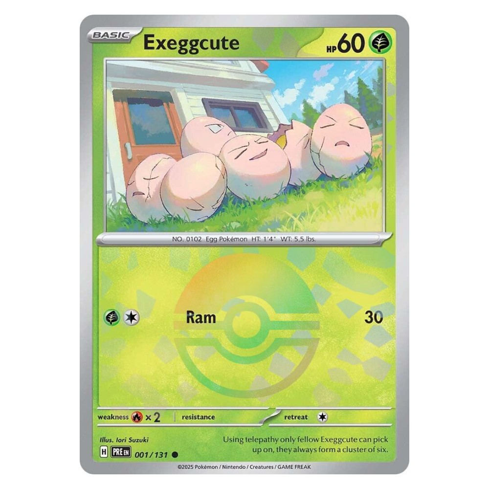 Exeggcute - Poké Ball Reverse Holo | 001/131 
