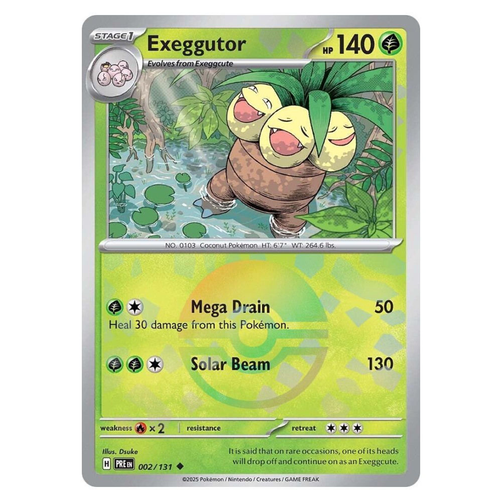 Exeggutor - Poké Ball Reverse Holo | 002/131 
