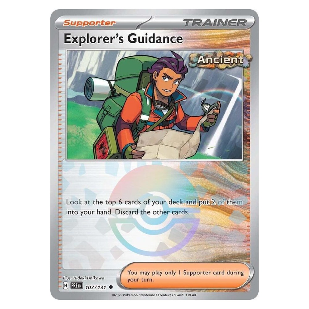 Explorer's Guidance - Poké Ball Reverse Holo | 107/131 Guida dell'Esploratore - Poké Ball Reverse Holo | 107/131