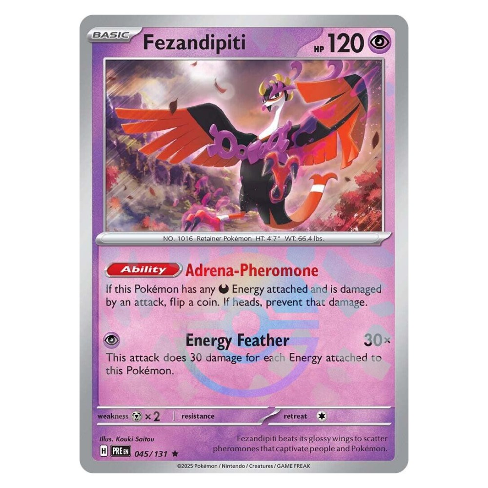 Fezandipiti - Poké Ball Reverse Holo | 045/131 
