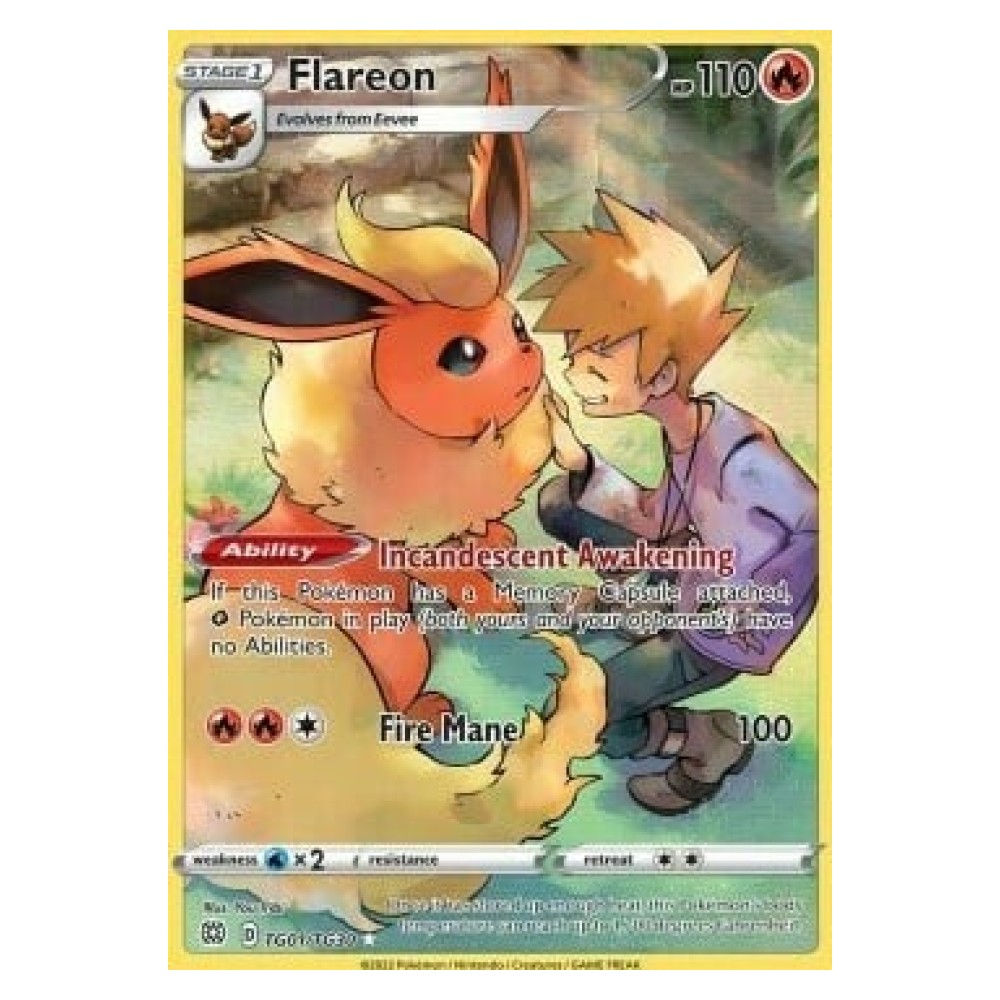Flareon - Secret Rare TG01/TG30 