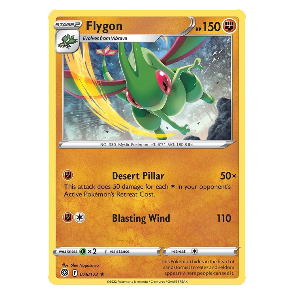 Flygon - 076/172 Flygon [Desert Pillar | Blasting Wind] - 076/172