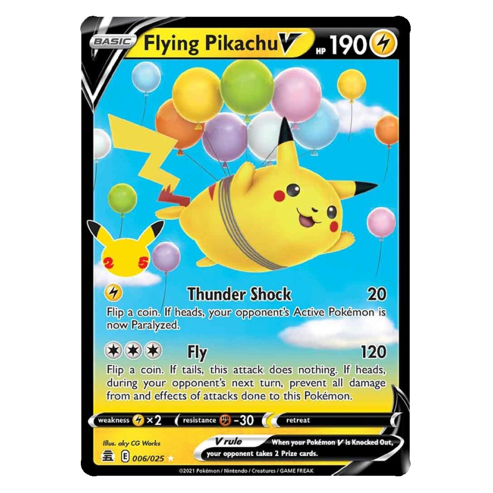 Flying Pikachu V - Ultra Rare 006/025 Pikachu Volo V [Tuonoshock | Volo] - Ultra Rare 006/025