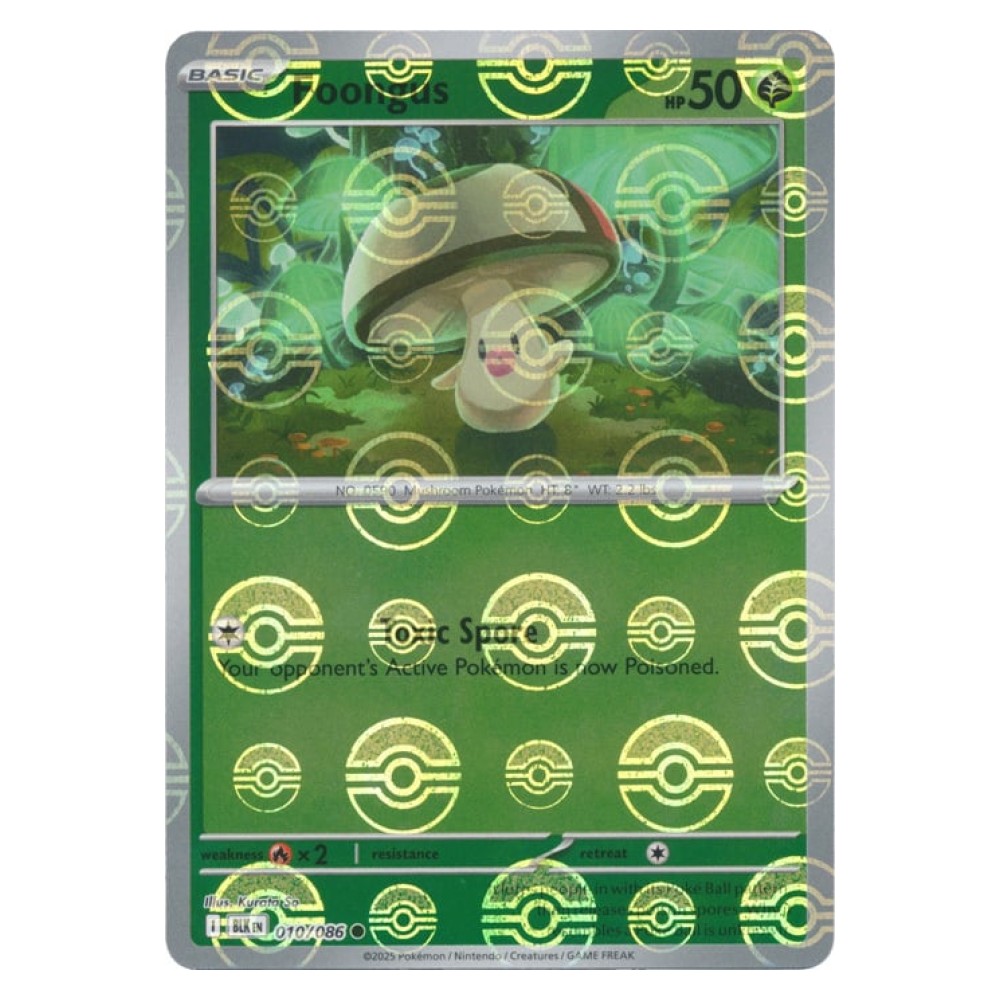 Foongus - Poké Ball Reverse Holo | 010/086 