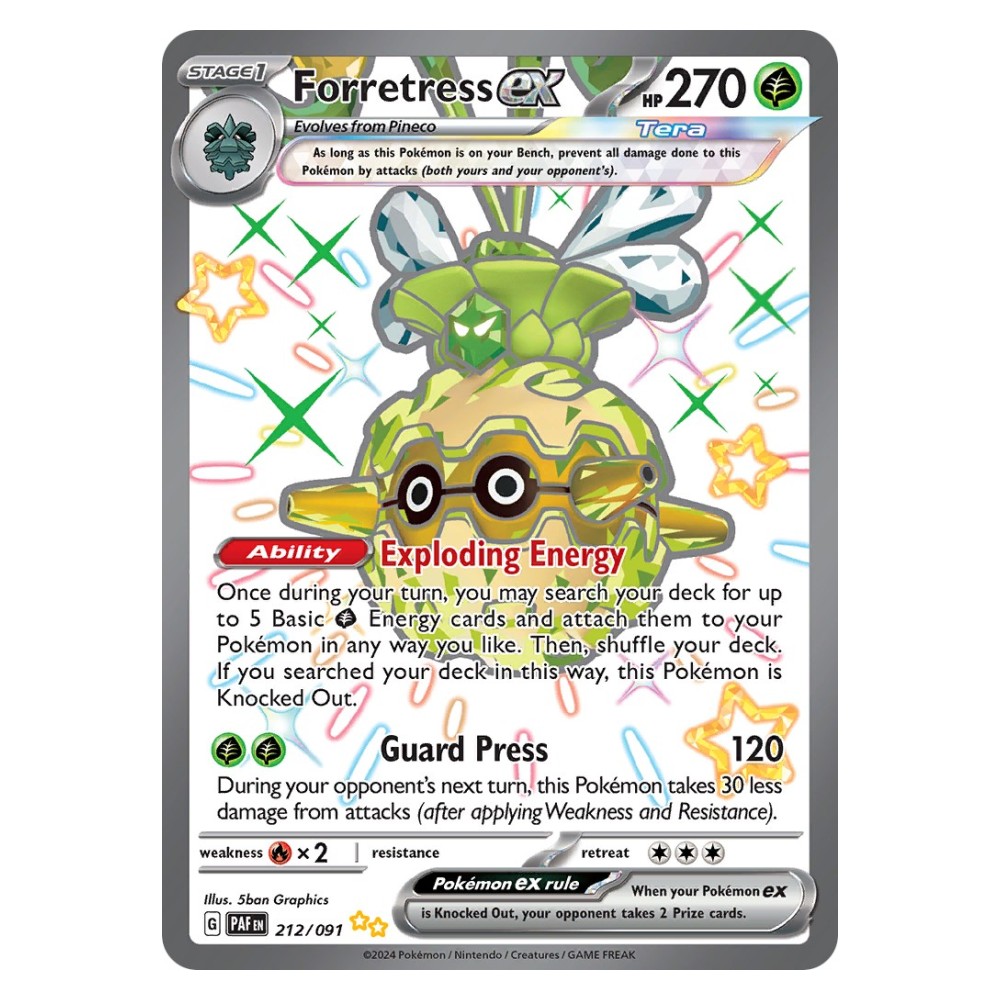 Forretress ex - Shiny Ultra Rare | 212/091 