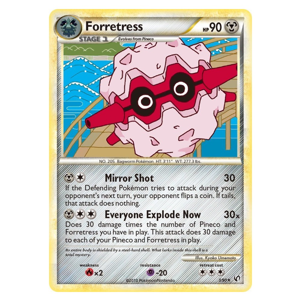 Forretress - Holo Rare 3/90 