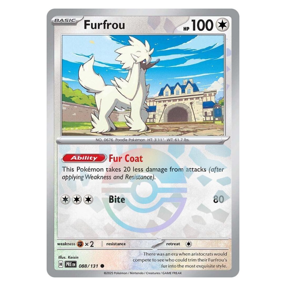 Furfrou - Poké Ball Reverse Holo | 088/131 