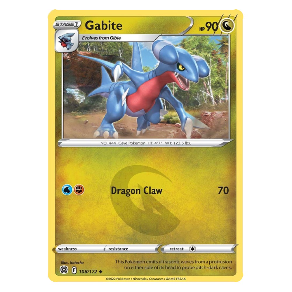 Gabite - 108/172 Gabite [Dragon Claw] - 108/172