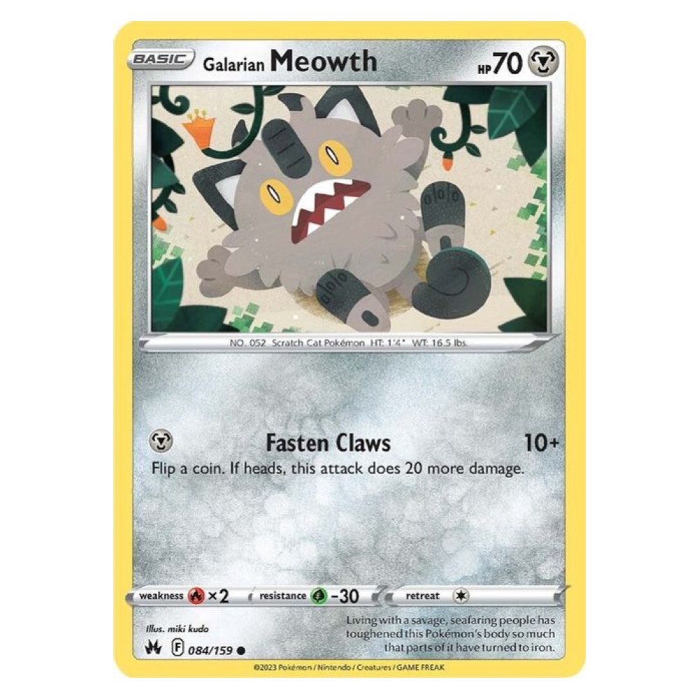 Galarian Meowth - 084/159 Meowth di Galar - 084/159