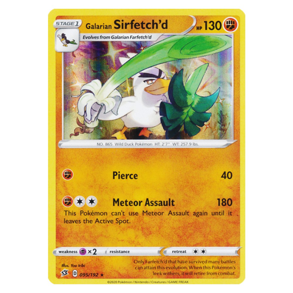 Galarian Sirfetch'd - Holo Rare 095/192 
