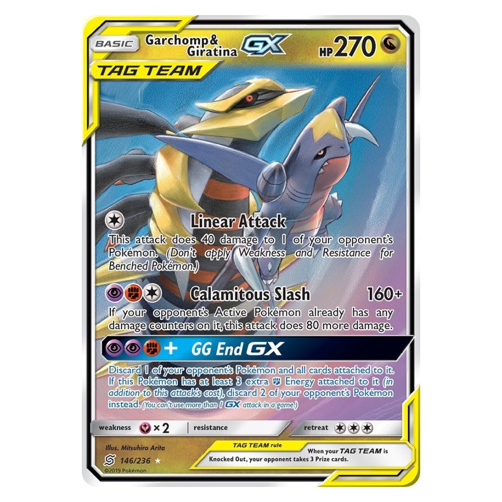 Garchomp & Giratina GX - 146/236 Garchomp e Giratina GX ALLEATI - 146/236