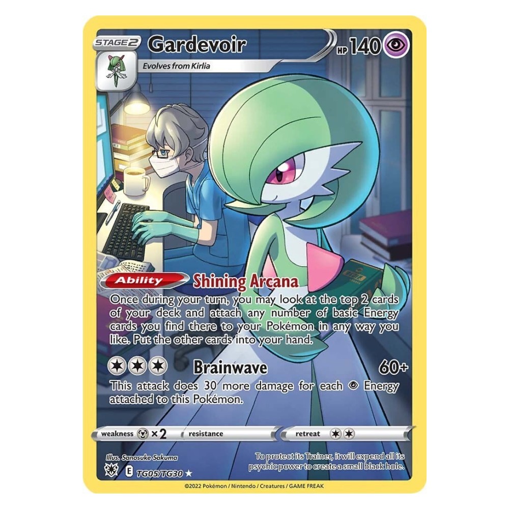 Gardevoir - Holo Rare TG05/TG30 Gardevoir [Shining Arcana | Brainwave] - Holo Rare TG05/TG30